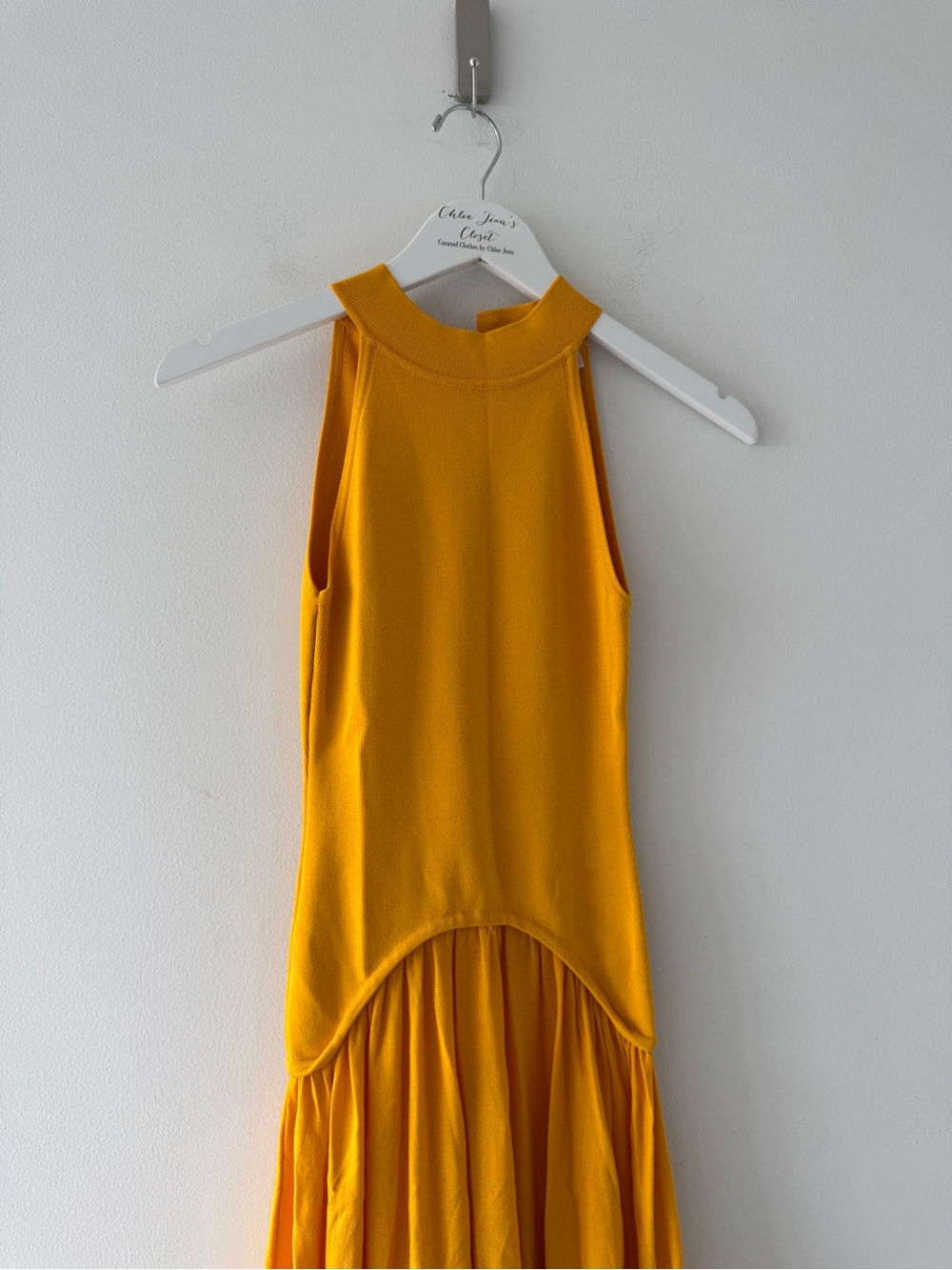 SOLID & STRIPED Isola Dress in Pineapple XS - Picture 5 of 9